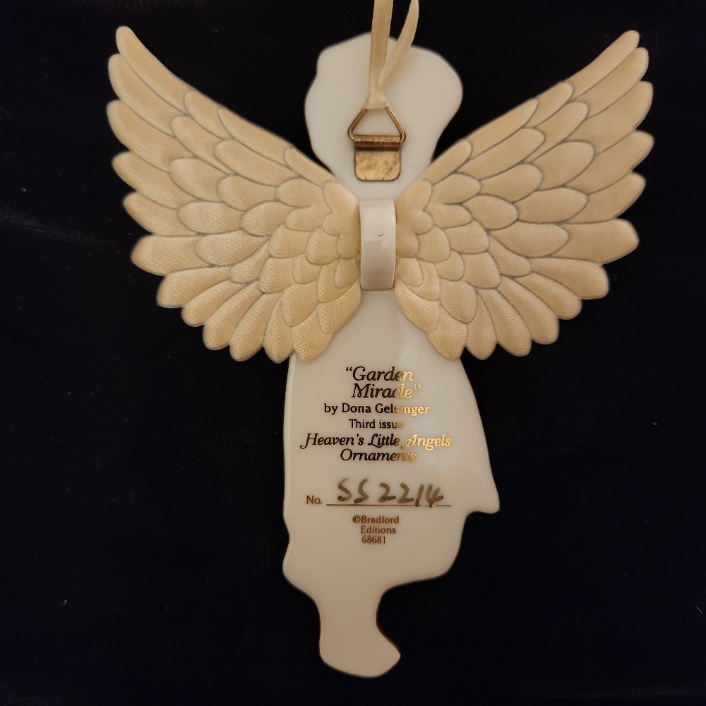 Bradford Exchange Heaven's Little Angels Christmas Ornaments Set of 3 Ornaments - Picture 11 of 11